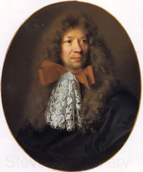 Nicolas de Largilliere Portrait of the painter Adam Frans van der Meulen. Norge oil painting art